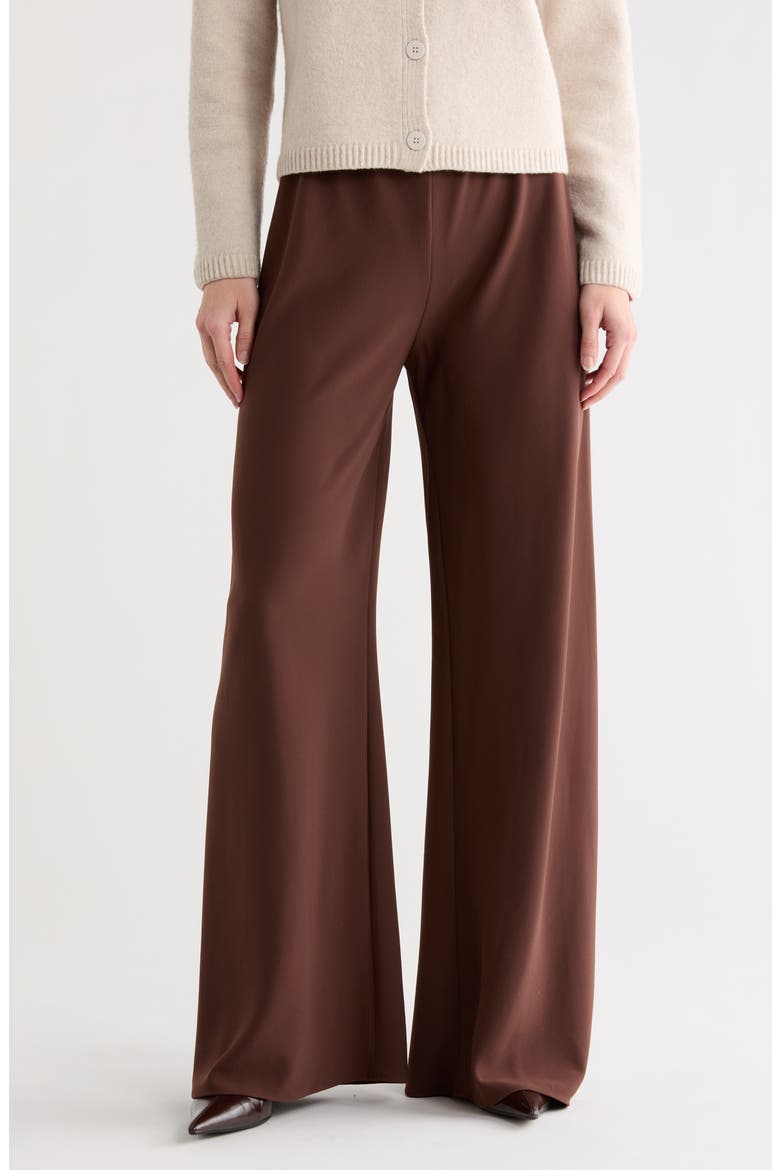 Elastic Waist Seamless Pants, Main, color, CHICORY COFFEE