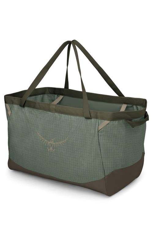 Osprey Transporter 60-liter Gear Tote In Pine Leaf/earl Grey