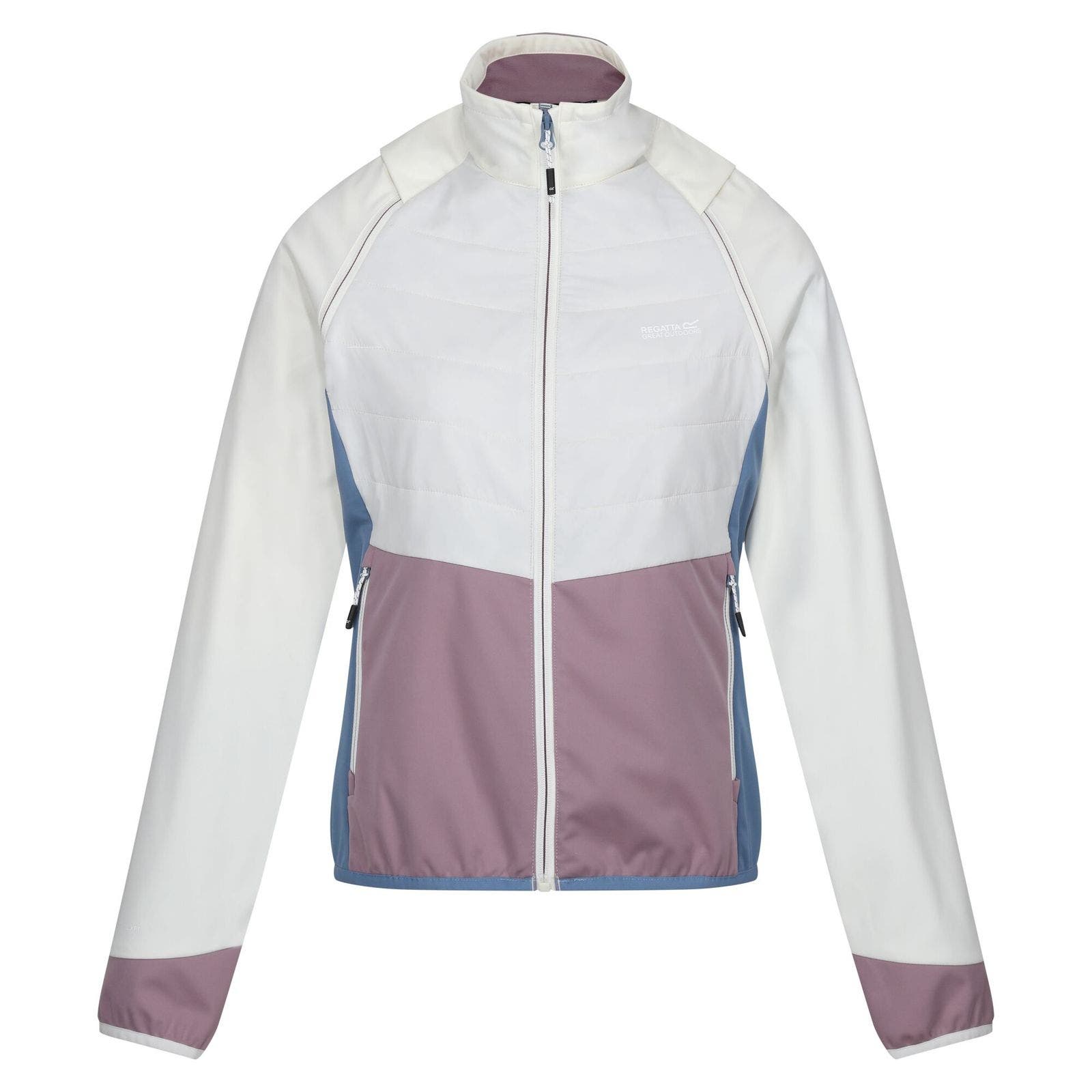 selected White and Heather Blue