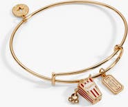 Alex and Ani 'Here For The Drama!' Movie Theater Popcorn & Ticket Charm Bangle