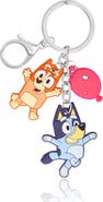 BLUEY Layered Charm Keychain with Balloon Accent