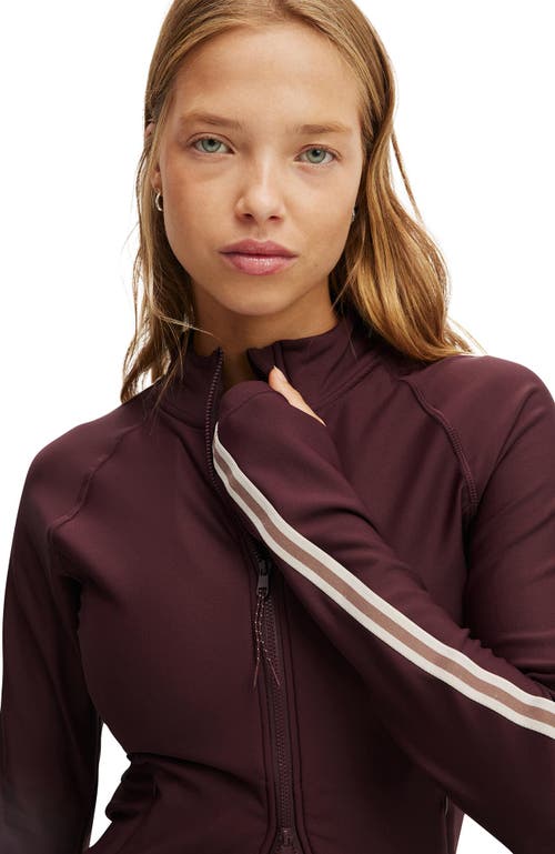 Cotton On Body Active Fleece Lined Jacket In Brown