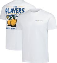 BARSTOOL GOLF Men's Barstool Golf  White THE PLAYERS Florida Orange Garment Dyed T-Shirt