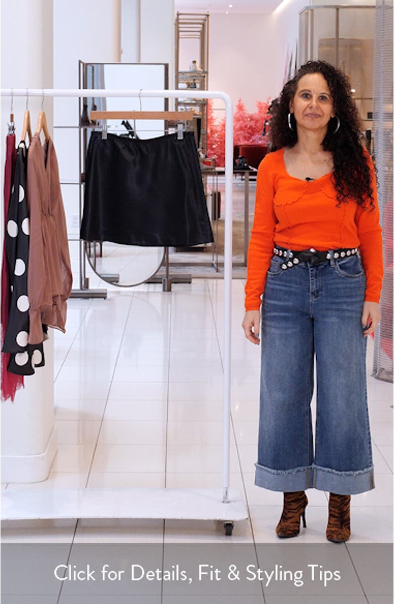 Satin Miniskirt, sales video thumbnail