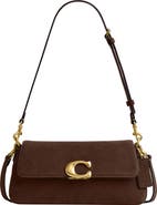 COACH Jet Suede Shoulder Bag