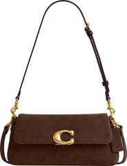 COACH Jet Suede Shoulder Bag