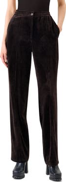 Akris Fritz Straight Leg Stretch Corduroy Pants