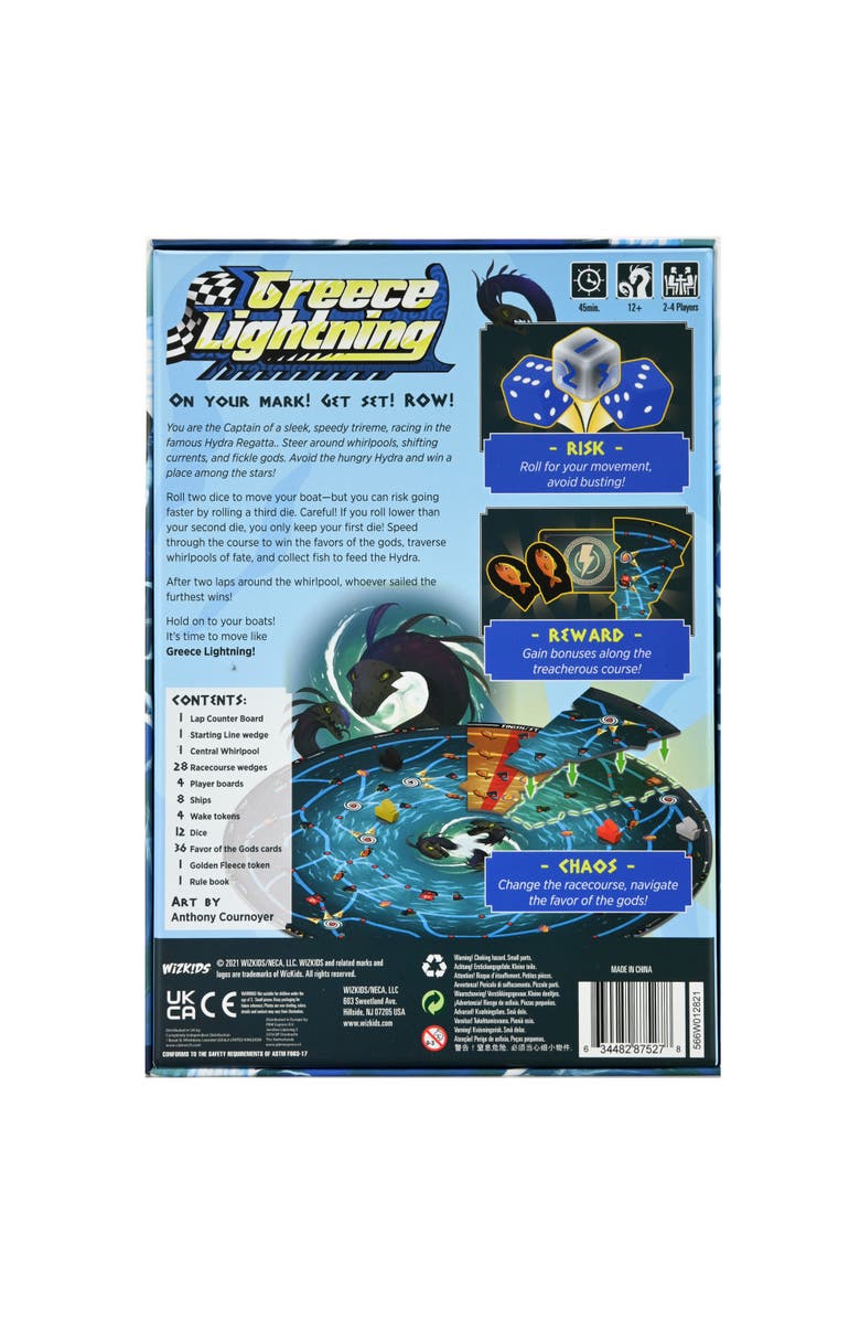 WizKids Games Greece Lightning | Greek Hydra Regatta Race Board Game | WizKids, Alternate, color,
