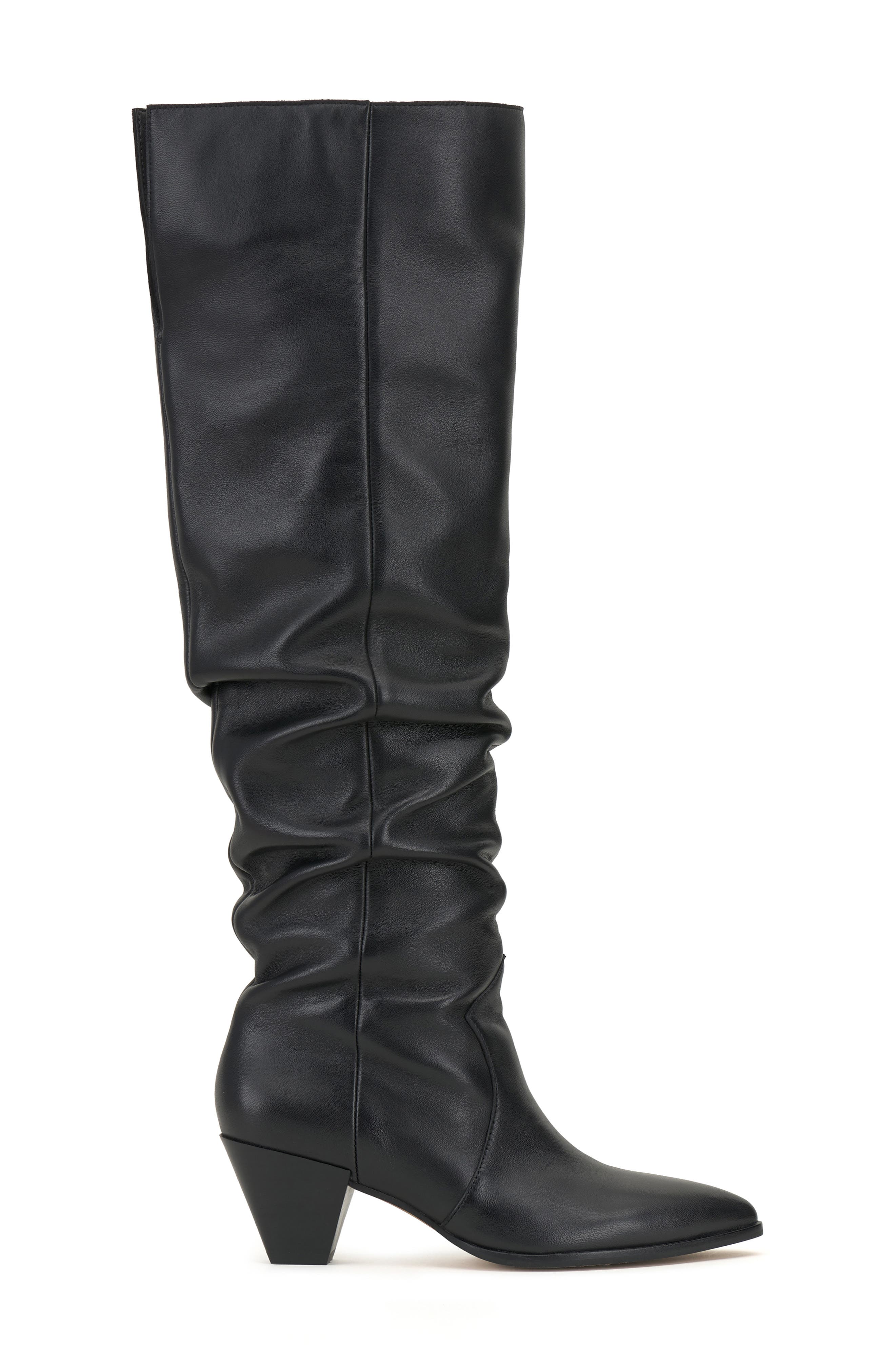 Vince Camuto Sewinny Ruched Knee High Boot, Alternate, color, 