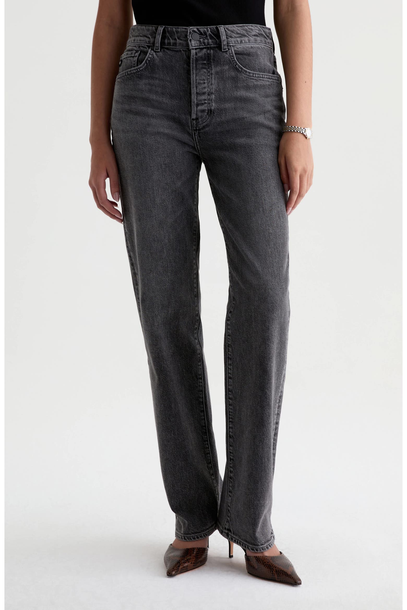 High Cello Notes AG Sydney High Waist Straight Leg Jeans (Women) | Nordstrom