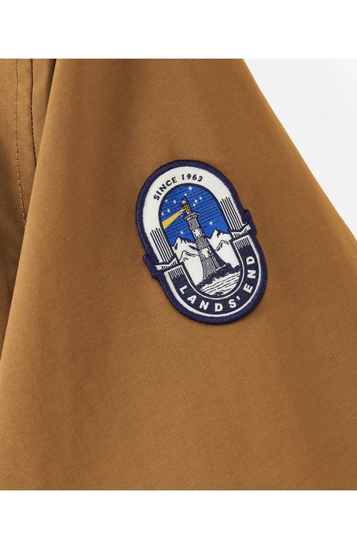 Lands' End Waterproof Squall Parka In Brown
