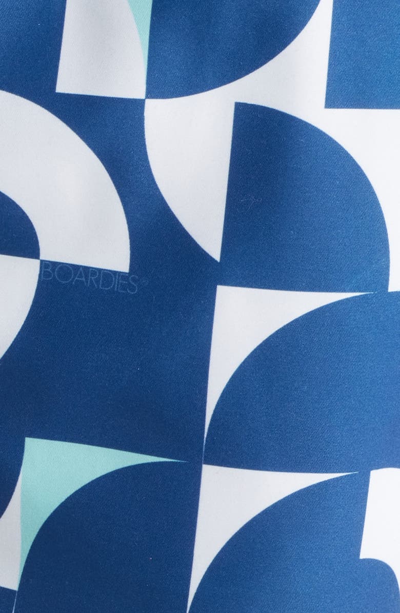 Boardies Abstract Print Swim Trunks, Alternate, color, Blue Multi