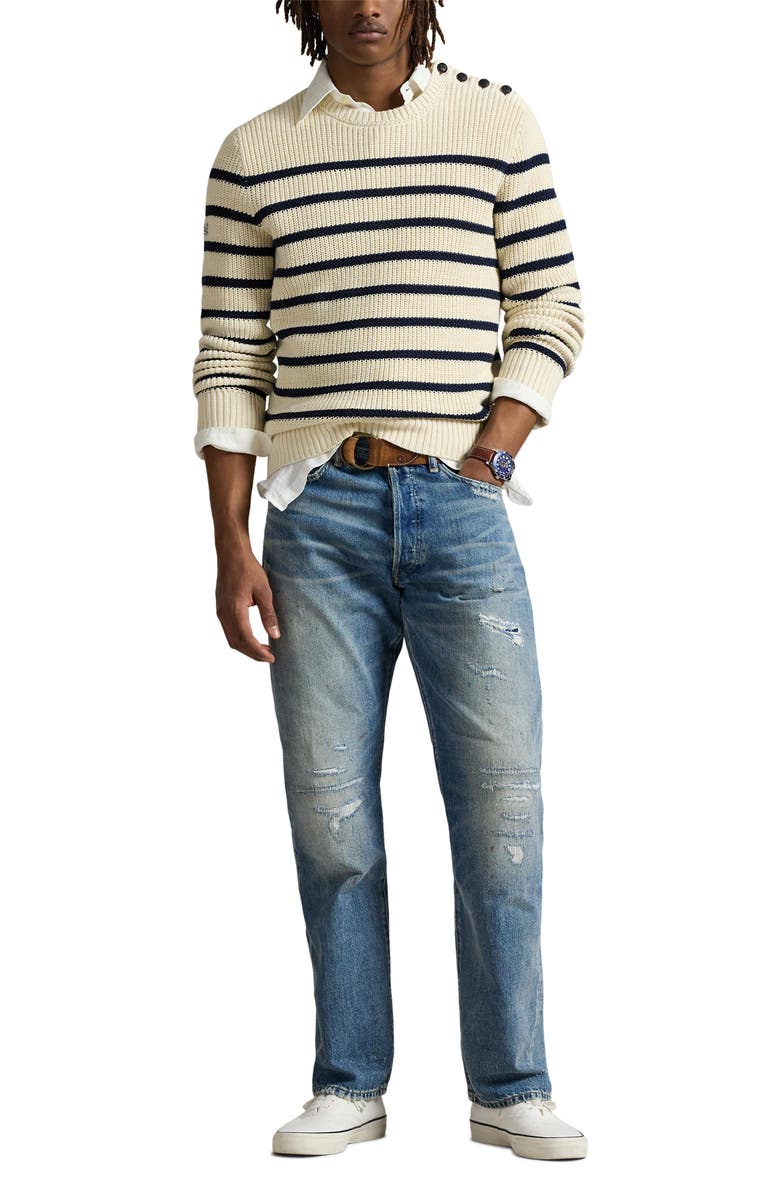 Polo Ralph Lauren Rigid Straight Leg Jeans, Alternate, color, Surfview V2