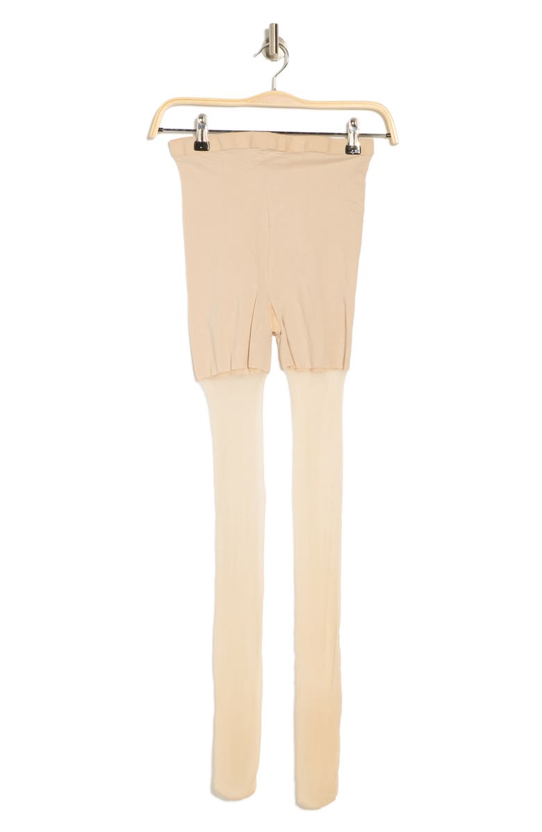 Assets by Spanx High Waisted Mid-Thigh Sheers, Alternate, color, Beige