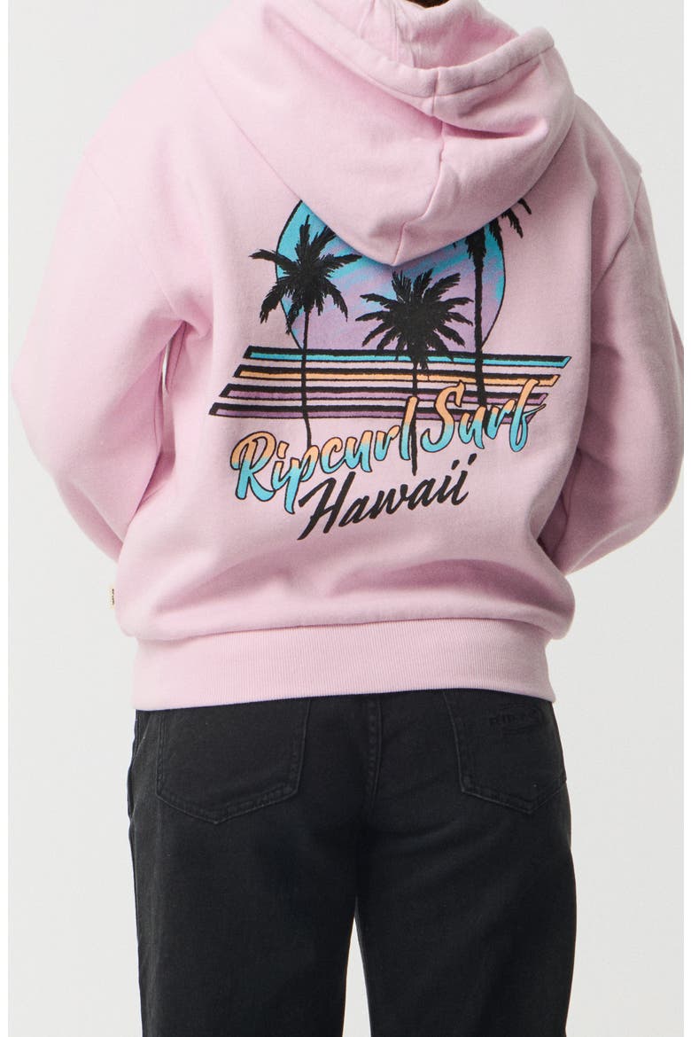 Surf Culture Graphic Zip Hoodie, Alternate, color, LILAC HAWAII