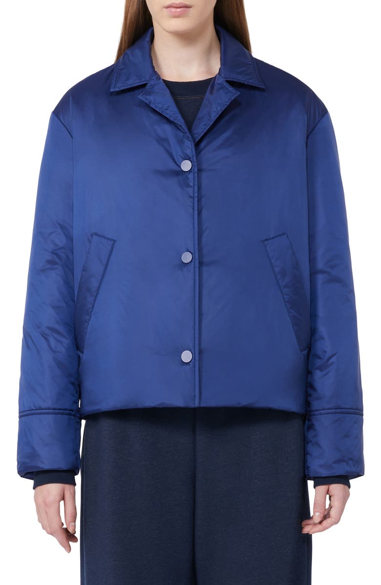MM by Max Mara Fronda Crop Jacket, Main, color, China Blue