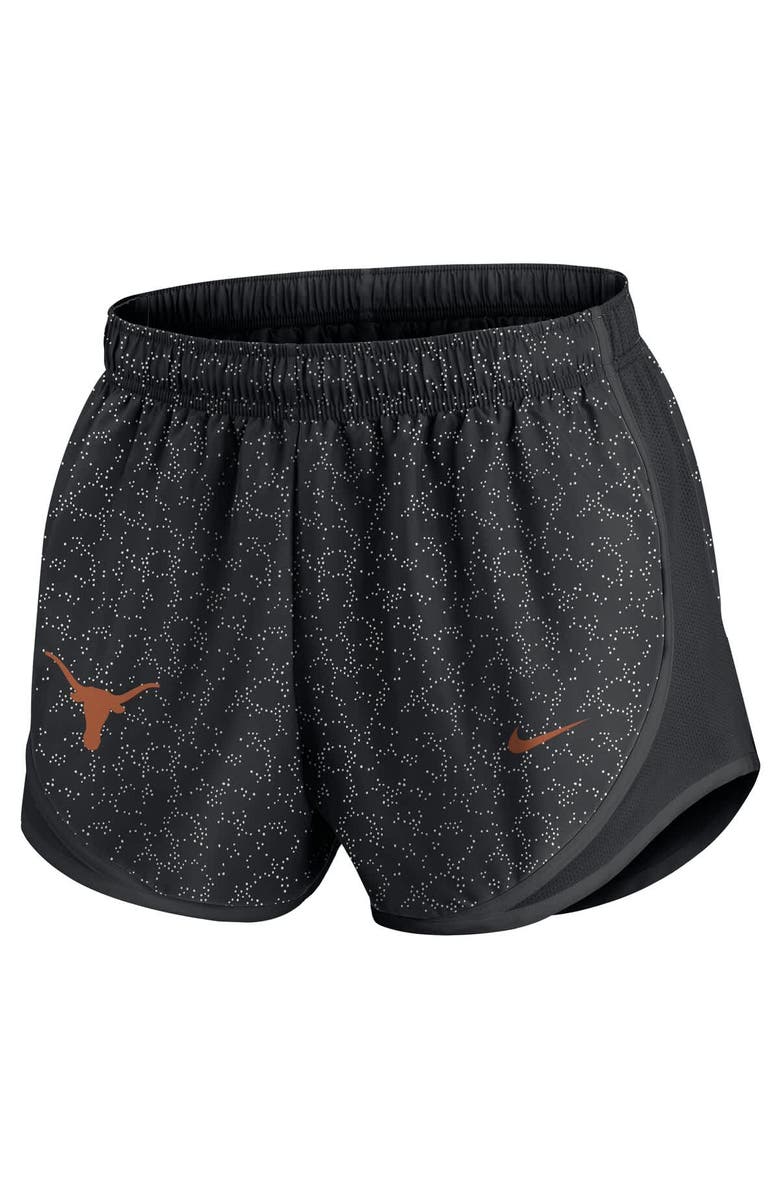 Nike Women's Nike Black Texas Longhorns Tempo Pattern Performance Shorts, Alternate, color, Black