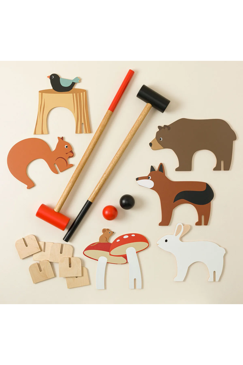 Woodland Wander Indoor Outdoor Croquet by Tender Leaf Groups, Inc, Alternate, color, Multi