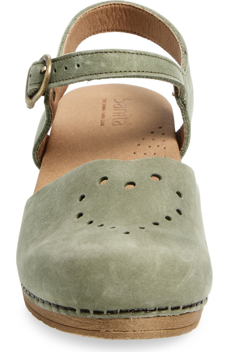 Sanita Heart Clog, Alternate, color, Khaki