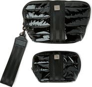 THINK ROYLN Double Stash Set of 2 Zip-Top Travel Pouches