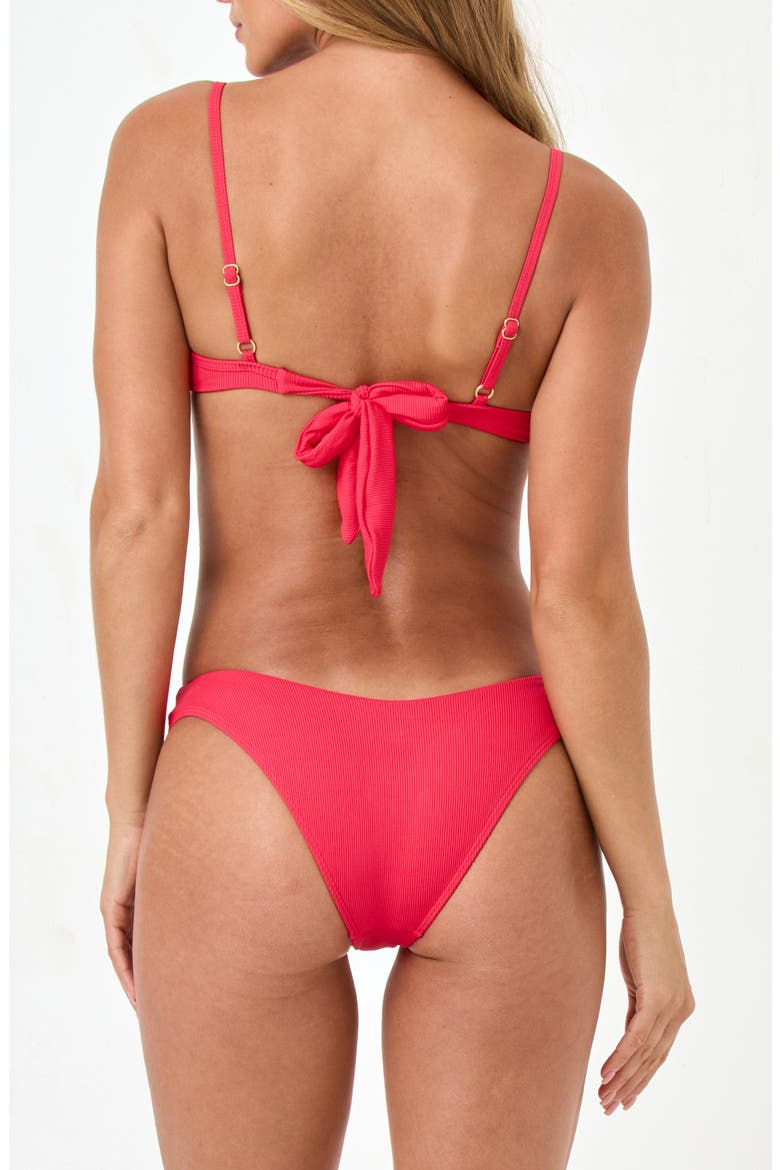 Ribbed Rocky Classic Bikini Bottoms, Alternate, color, POUT