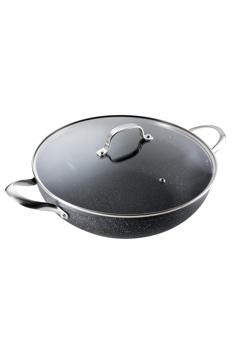 IRONROC™ 5.9 Qt All-in-One Pan with Lid, Main, color, BLACK