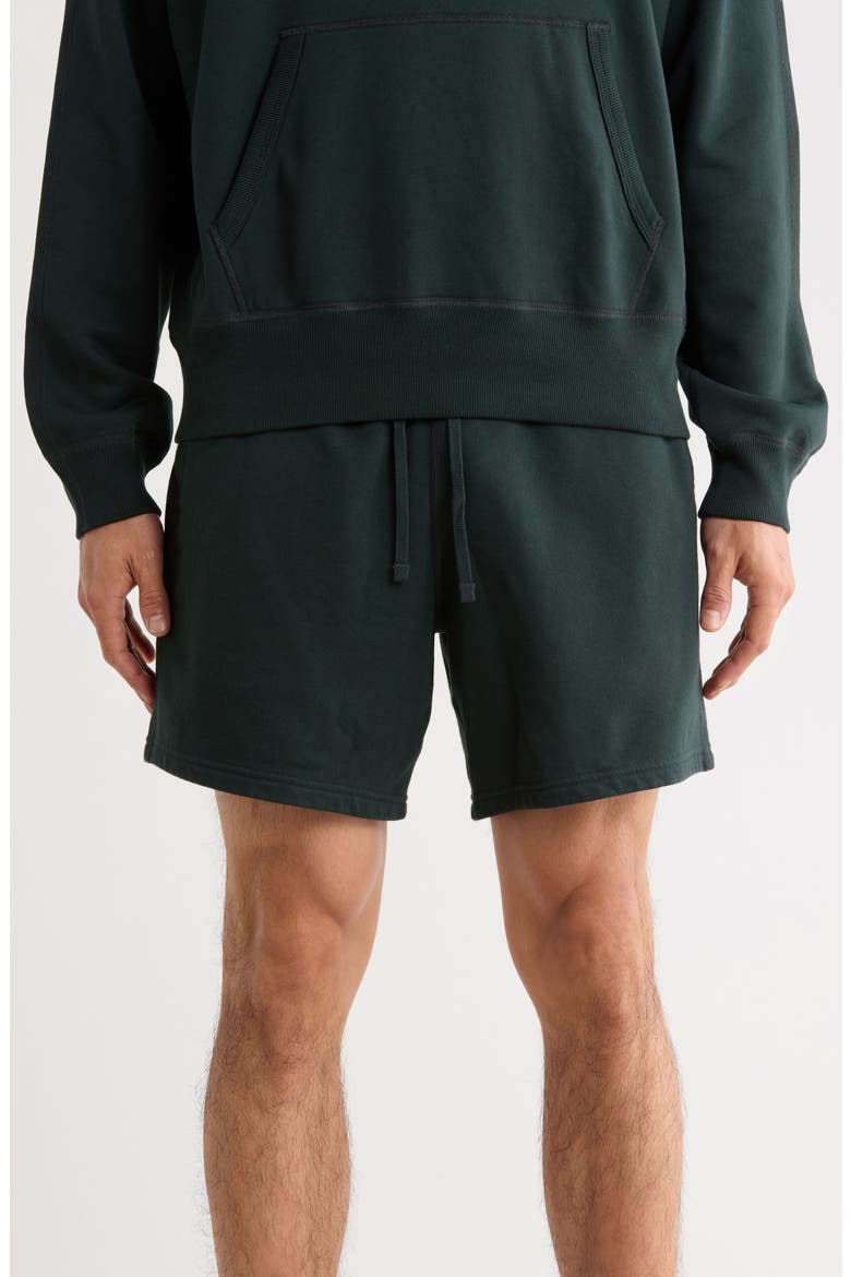 French Terry Sweat Shorts, Main, color, PETROL