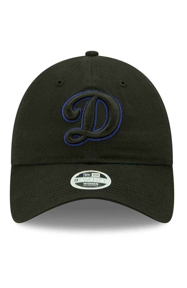 New Era Women's New Era Black Los Angeles Dodgers Core Classic 9TWENTY Adjustable Hat, Alternate, color, 