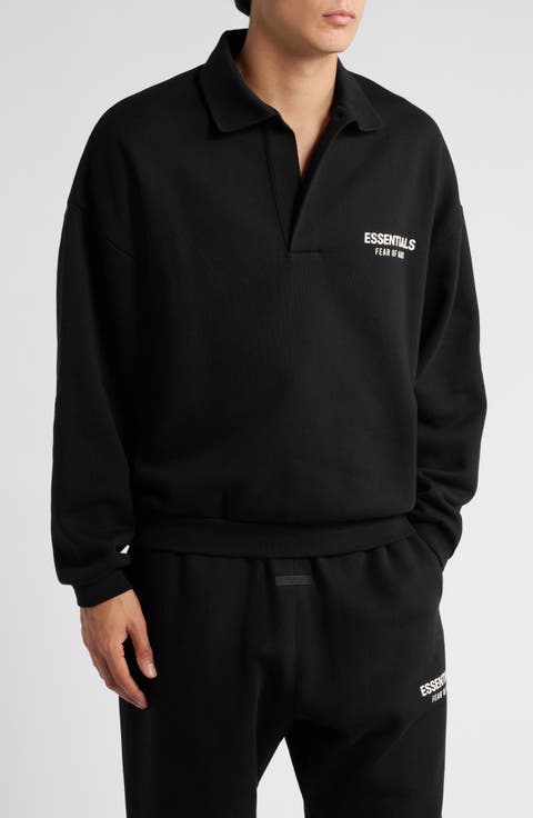 Johnny Collar Fleece Sweatshirt