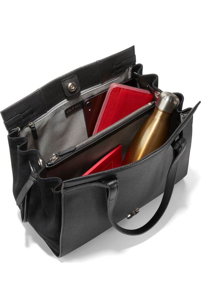 Cole Haan Grand Ambition Leather Cinched Satchel Bag, Alternate, color,