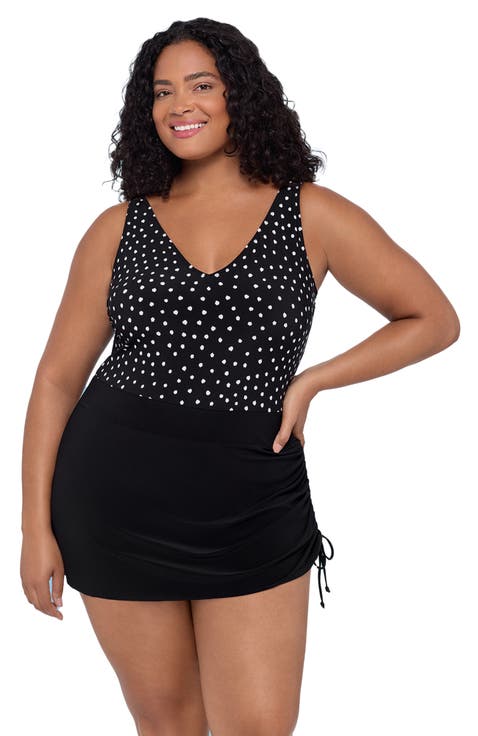 Julie Adjustable Skirt Control Swim Dress