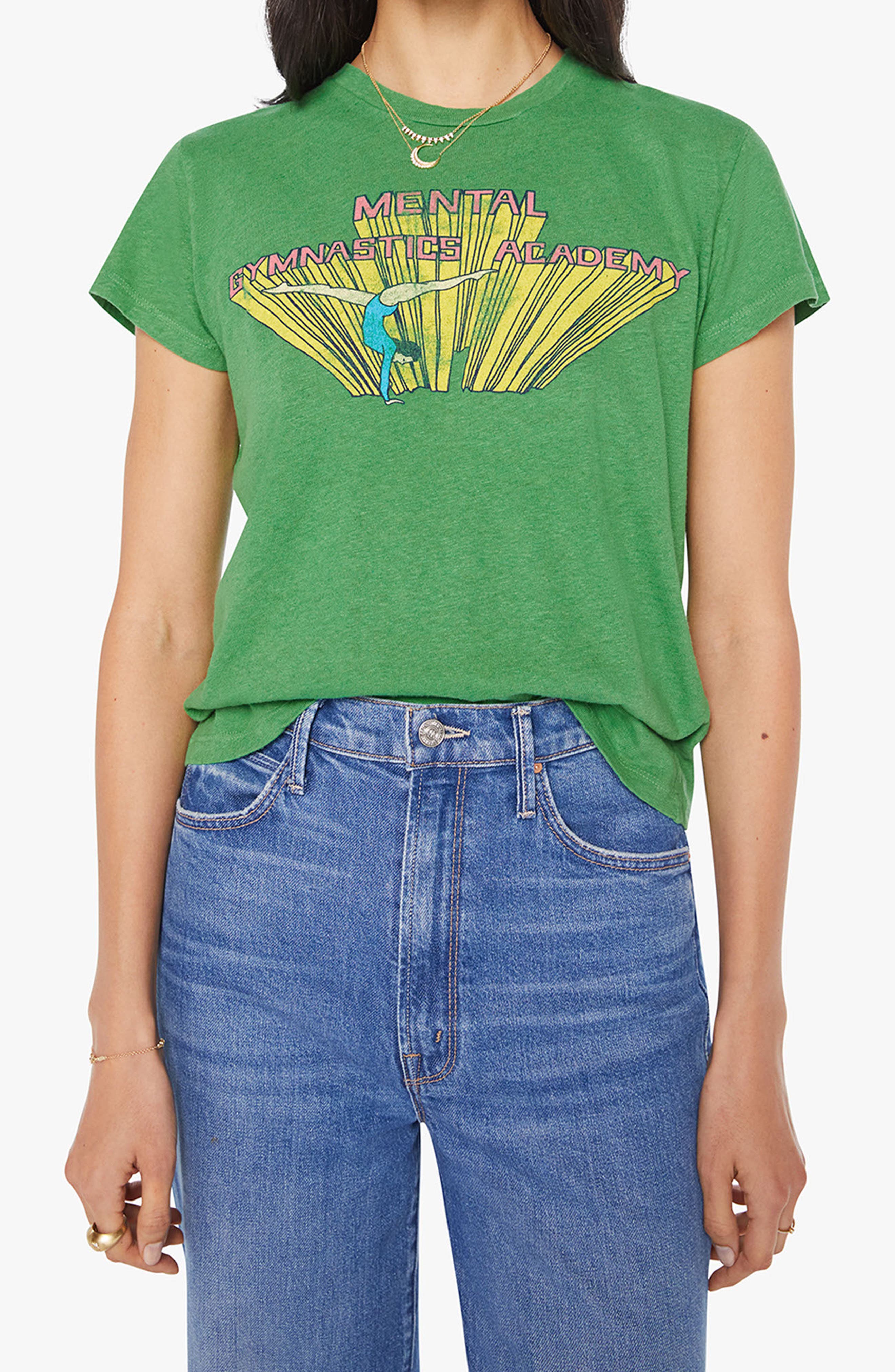 MOTHER The Sinful Short Sleeve Graphic T-Shirt