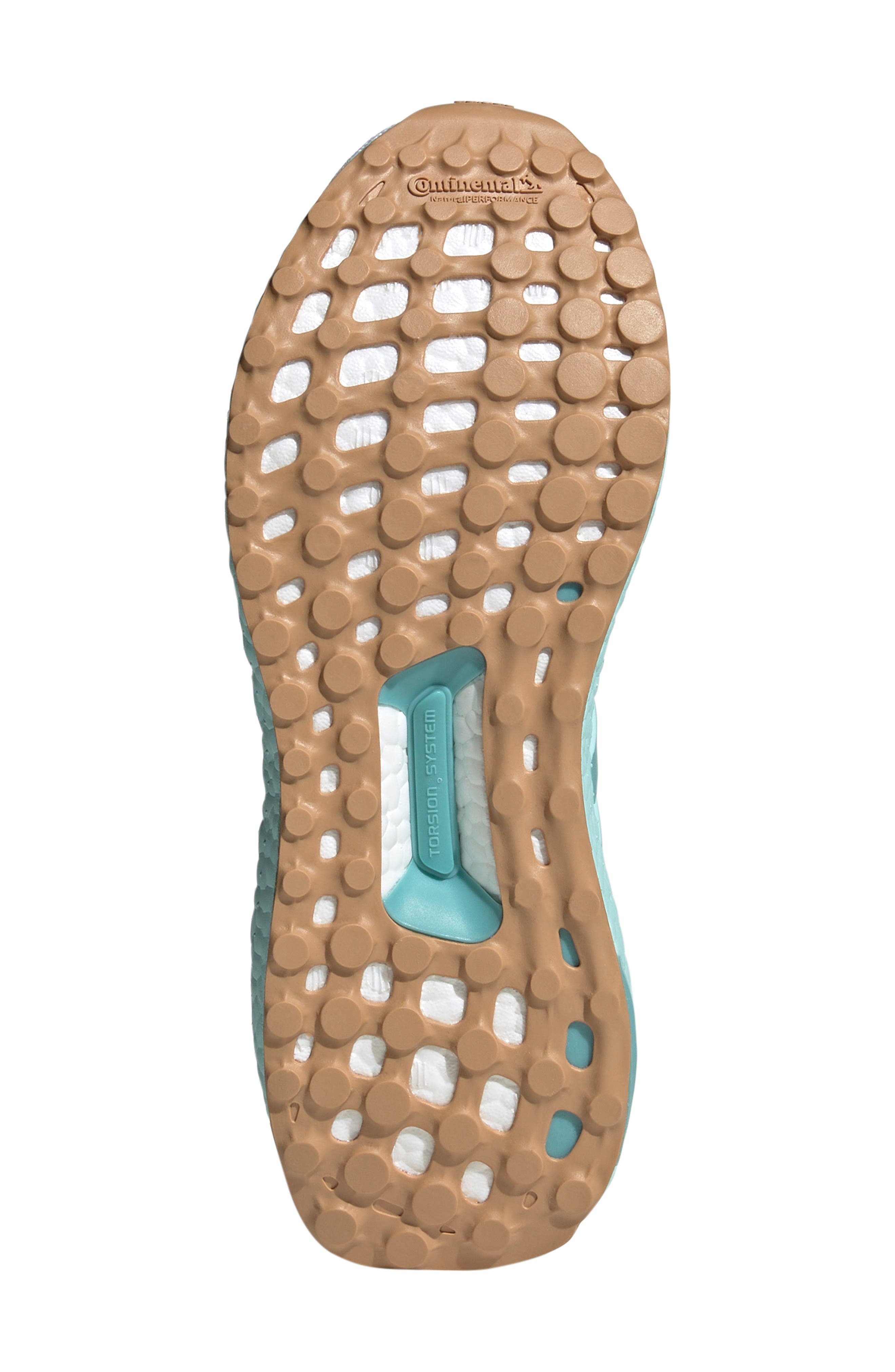 adidas Ultraboost 1.0 Running Sneaker, Alternate, color, White/ Mint/ Flash Aqua