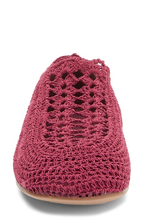 Jeffrey Campbell Nantucket Crochet Flat In Purple