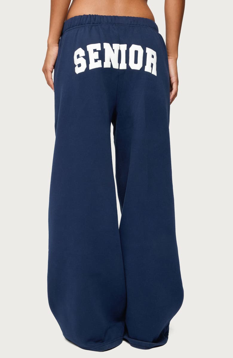 EDIKTED Senior Straight Leg Pants, Alternate, color, Navy