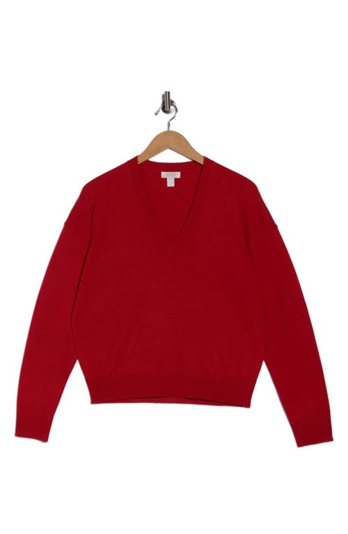 Nordstrom Rack V-neck Pullover Sweater In Red