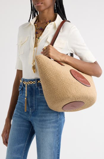Chloé Large Horse Medal Basket Bag | Nordstrom
