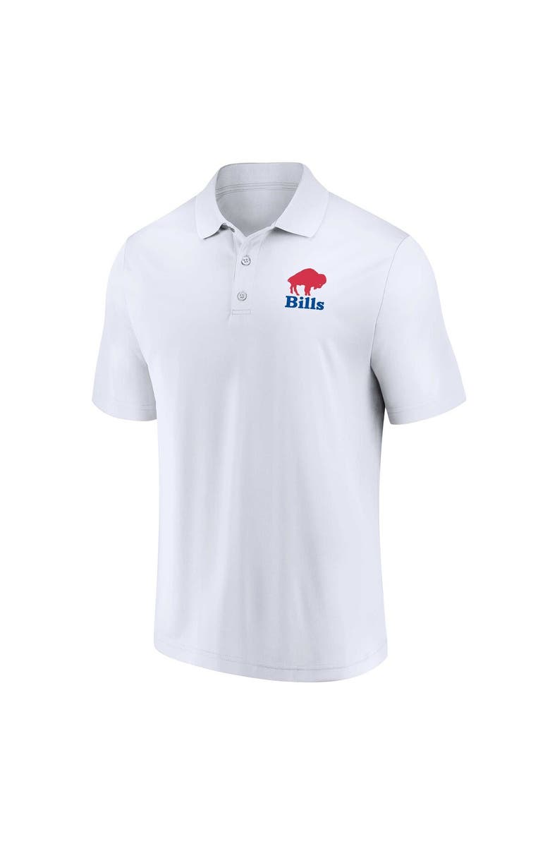 FANATICS Men's Fanatics Branded White/Royal Buffalo Bills Throwback Two-Pack Polo Set, Alternate, color, White