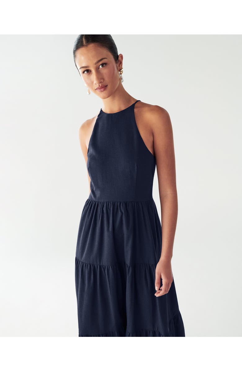 WILLA Aquila Maxi Dress, Alternate, color, Navy Blue