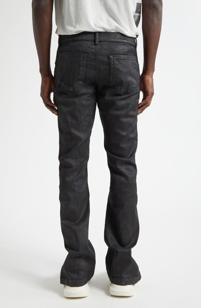 Rick Owens Vega Zip Leg Skinny Jeans, Alternate, color, Black