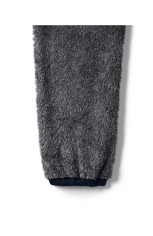 Lands' End Serious Sweats High Pile Lined Pant In Blue