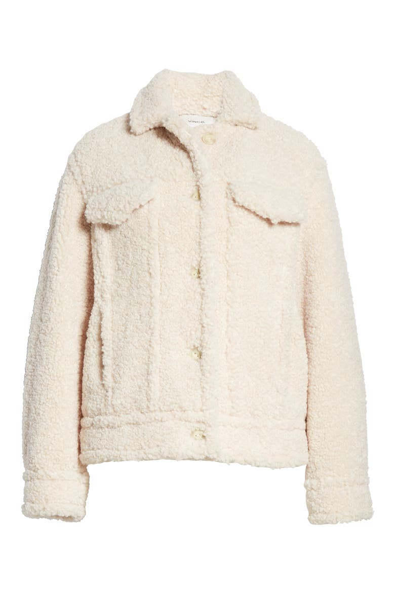 Teddy Jacket, Alternate, color, PEARL