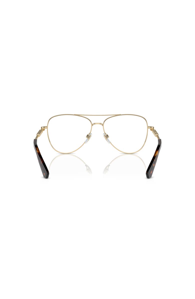 Burberry 57mm Pilot optical glasses, Alternate, color, Gold