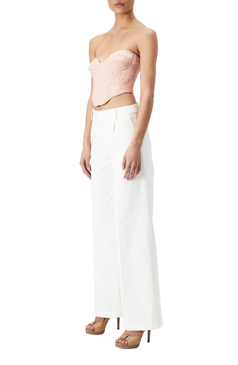 Bardot Ellie Floral Lace Corset Top, Alternate, color, 