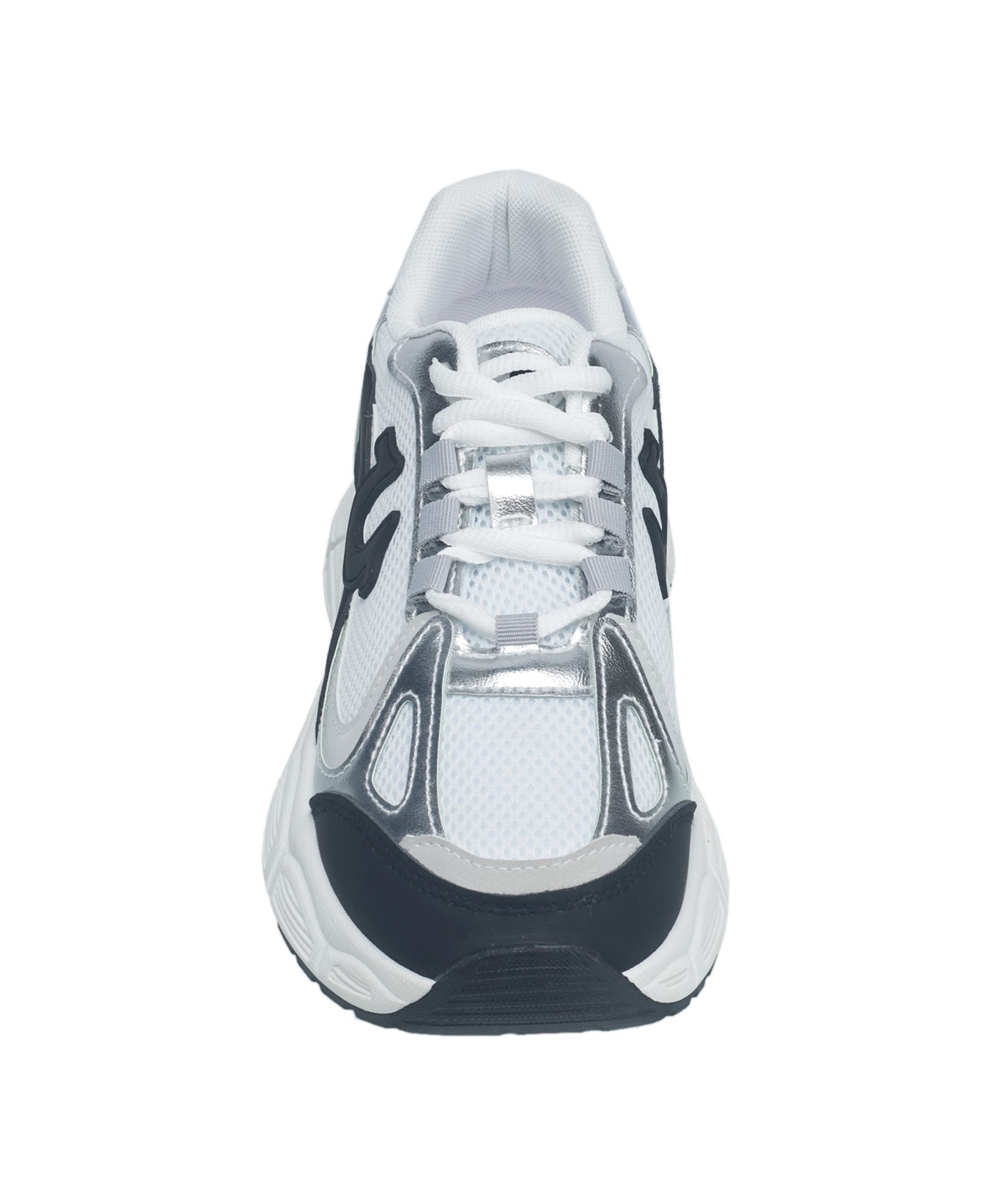 Dreezy Chunky Logo Sneaker, Alternate, color, Black Silver