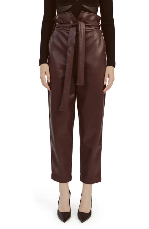 Women's Faux Leather Cropped & Capri Pants | Nordstrom
