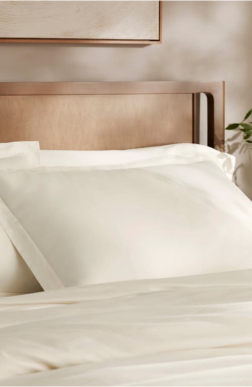 BOLL & BRANCH BOLL & BRANCH PERCALE HEMMED 300 THREAD COUNT DUVET COVER & SHAMS SET 