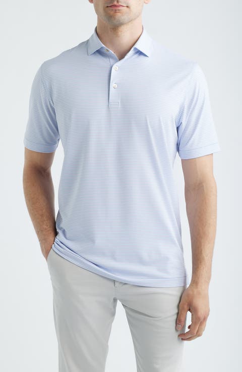 Sumner Stripe Performance Jersey Polo