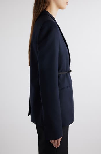 アウターその他 GIVENCHY NAVY WOOL AND MOHAIR BLAZER Givenchy Navy Wool & Mohair Padlock Blazer Givenchy