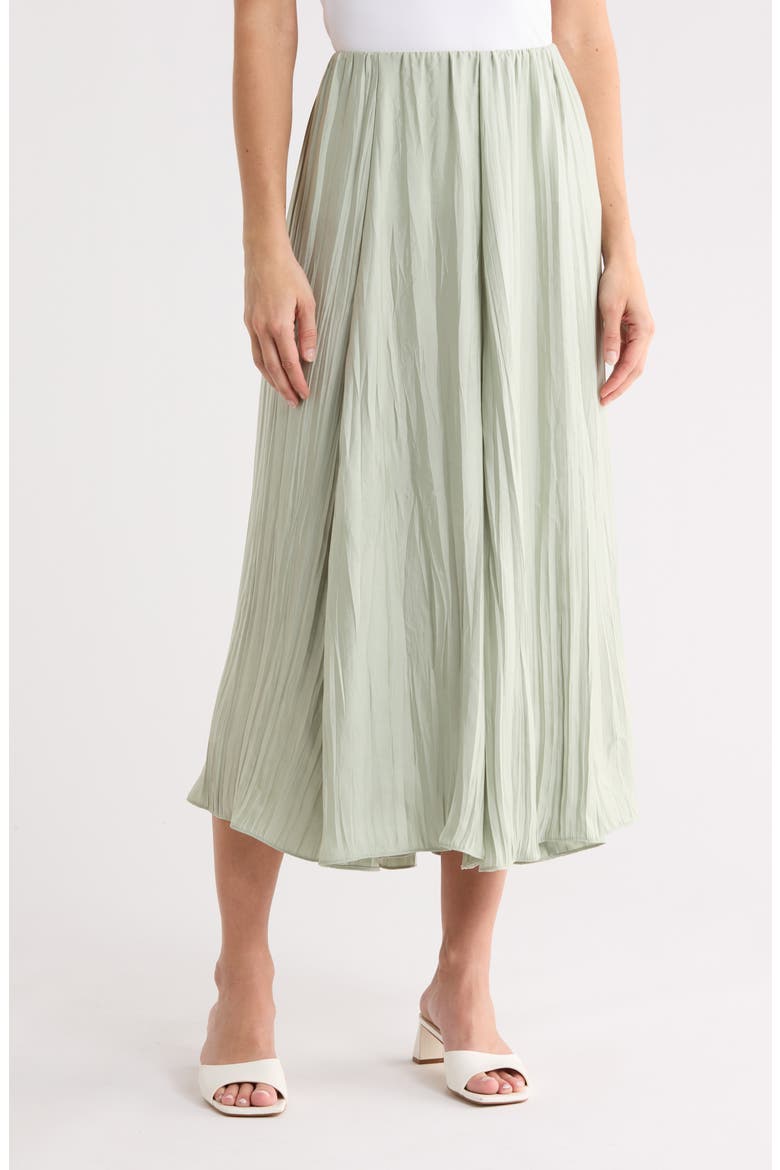 Crinkled Maxi Skirt, Main, color, JADE WATER